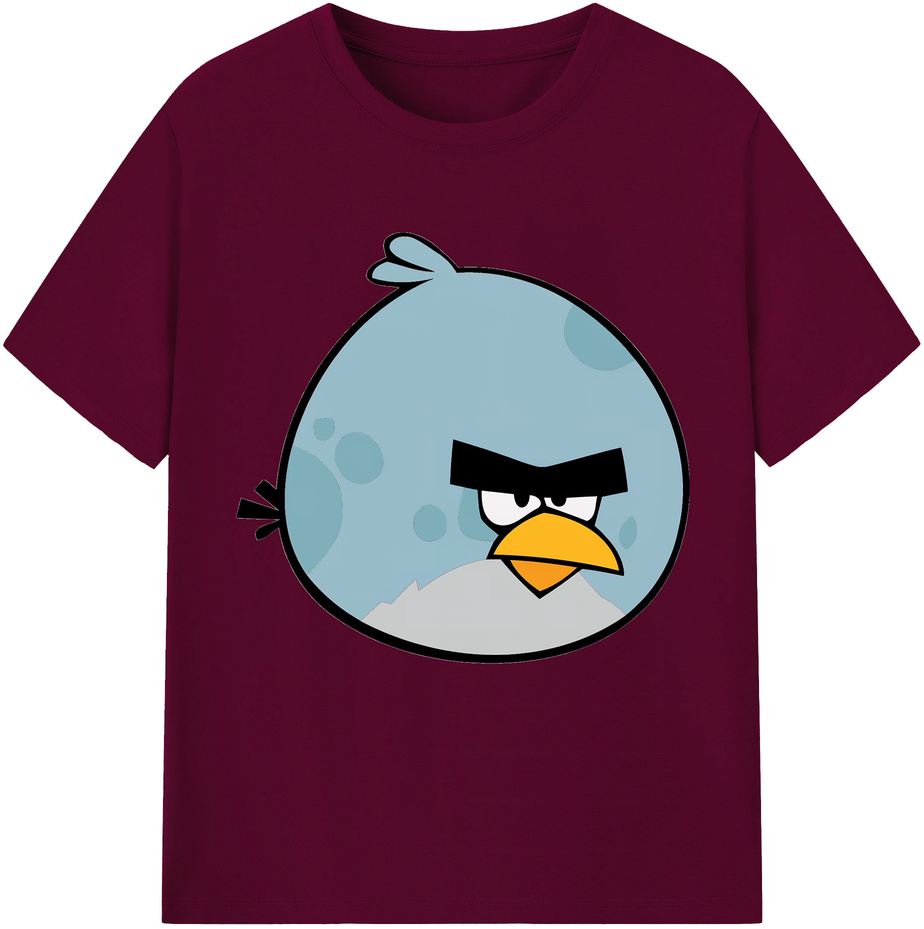 （画像用） Angry Birds アングリーバード レディースカジュアルプリントTシャツ（綿100％）